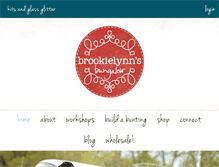 Tablet Screenshot of brookielynnsbungalow.com